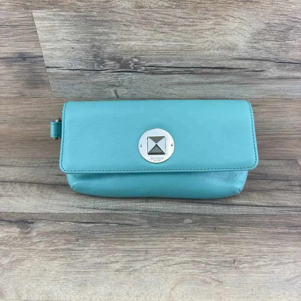 kate spade Chrystie Street Evan Turn Lock Flap Wristlet WLRU1868 Verna